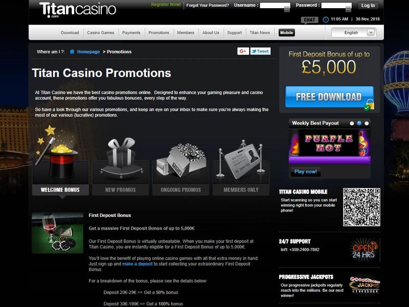 Titan Casino Bonus Code Ohne Einzahlung